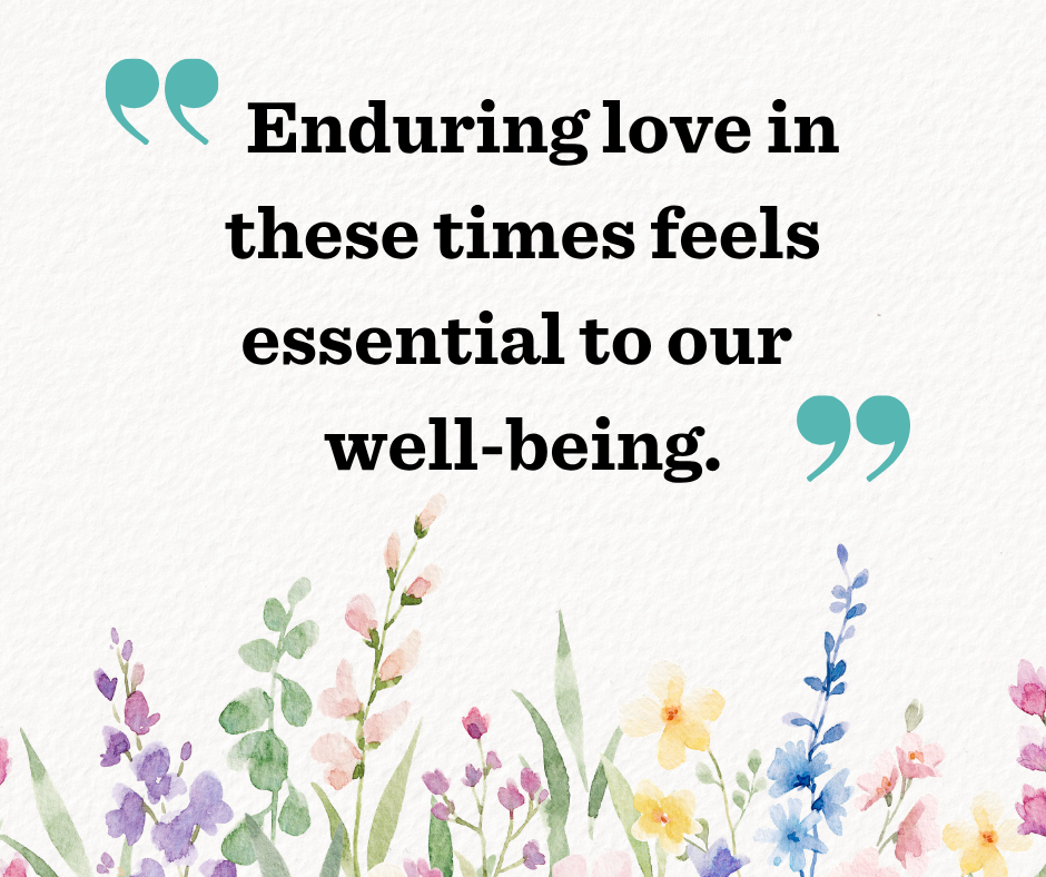 Counting the Omer: Enduring love in these times feels essential to our well-being.